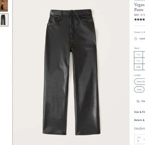 Abercrombie Leather Pants